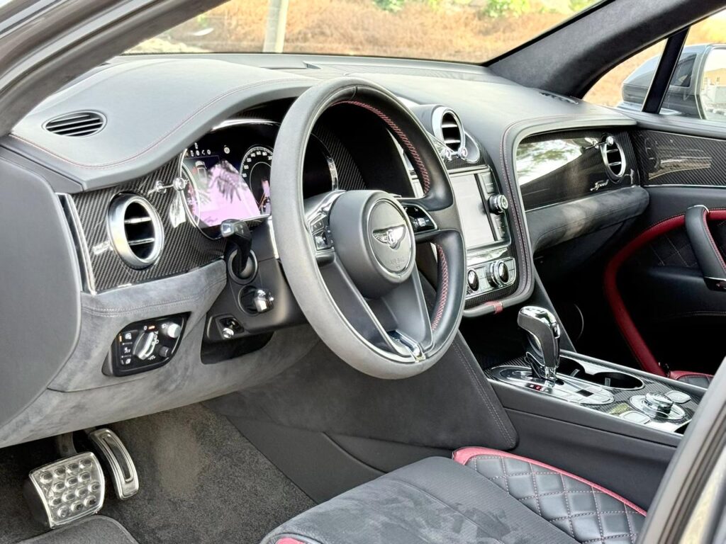 BENTLEY BENTAYGA W12 SPEED | GCC SPECS | CARBON FIBRE EDITION | YEAR: 2020 | KMS: 53,000 KMS | FULL-SERVICE HISTORY WITH AGENCY AND UNDER WARRANTY